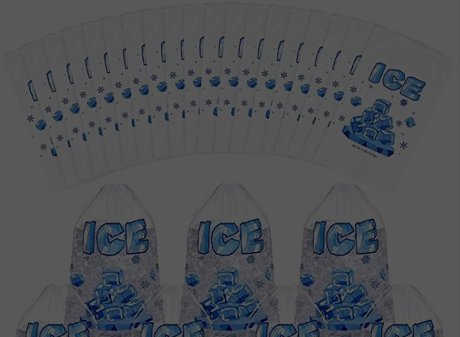 Drawstring Ice Bag Production