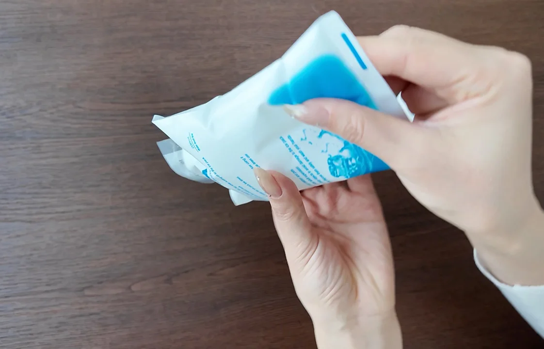 Water injection ice pack step2