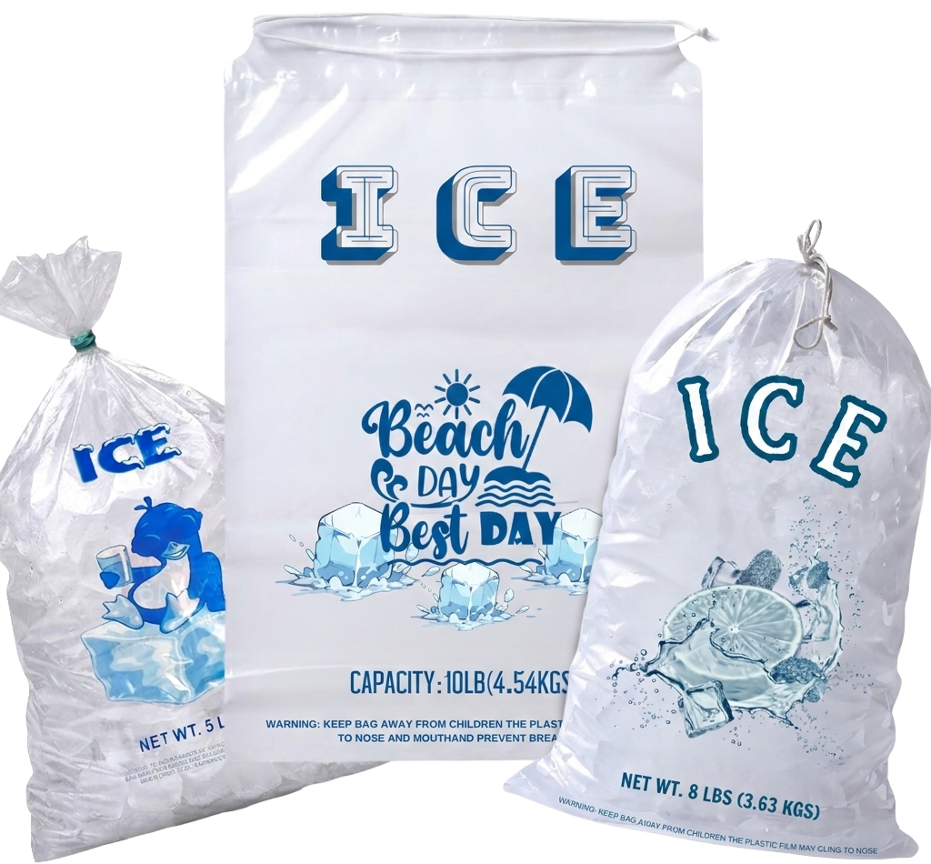 plastic ice bags pb