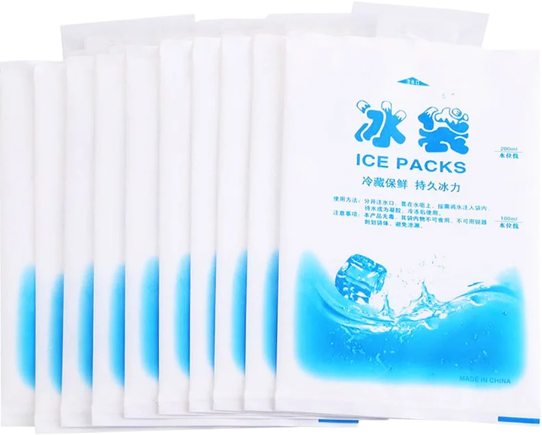 water injection ice pack product