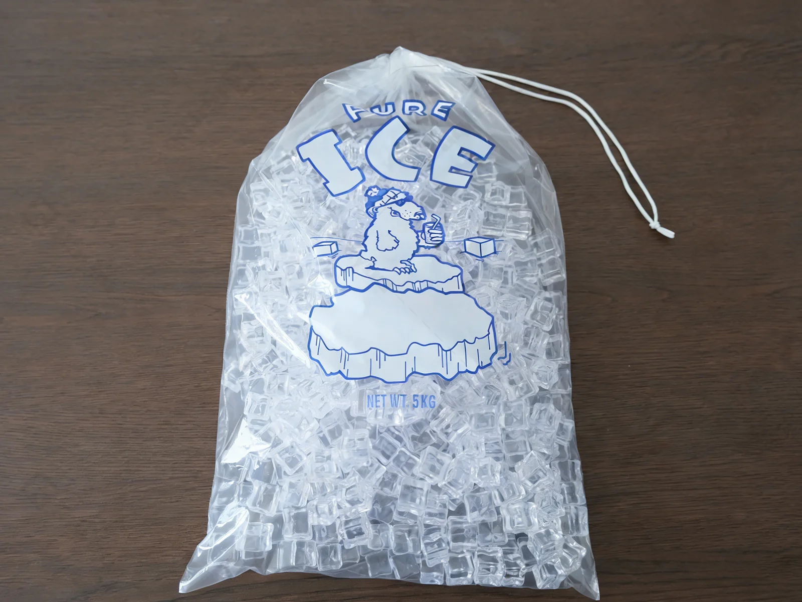 5kg plastic ice bag