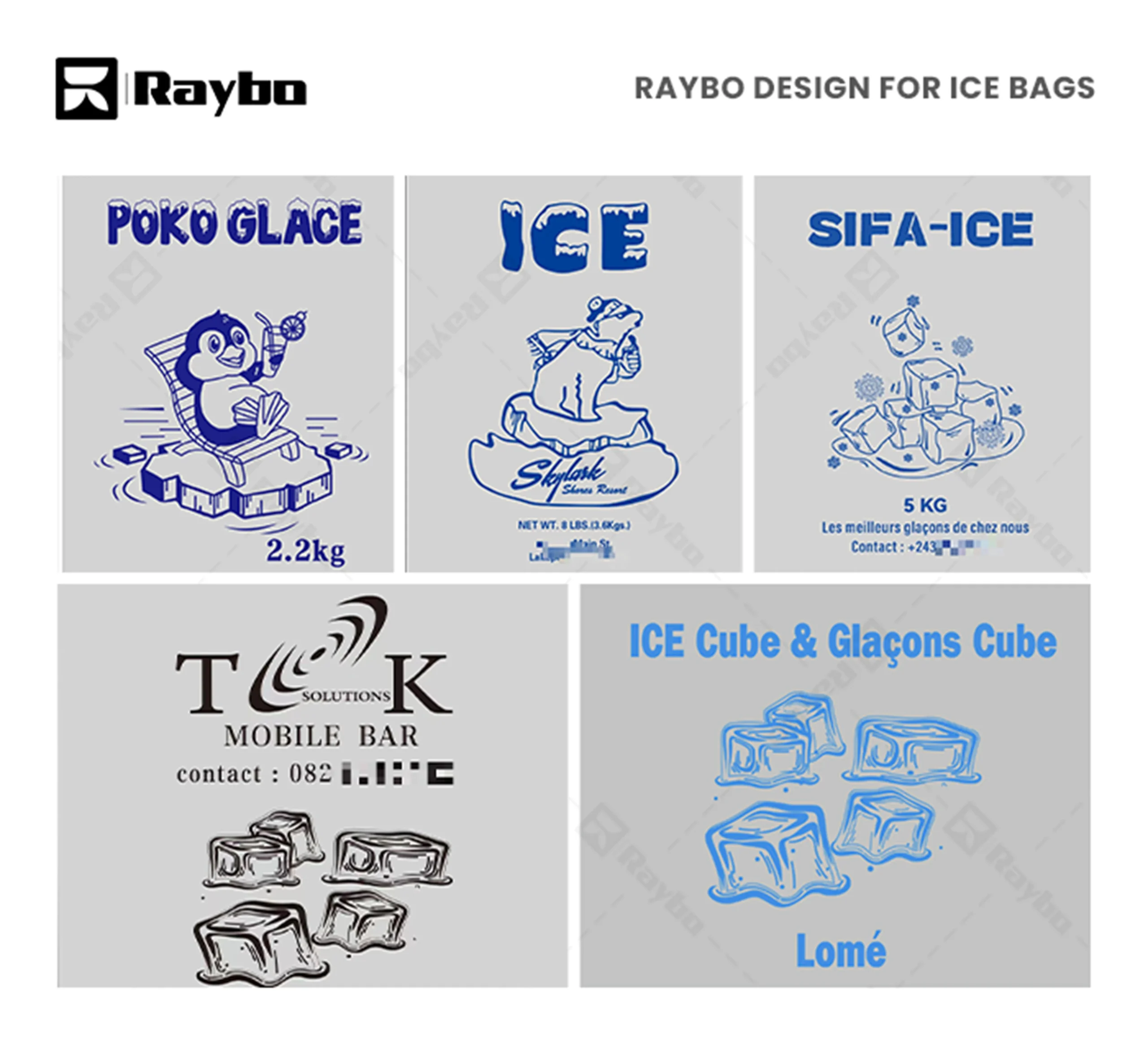 RAYBO Design for Ice Bags