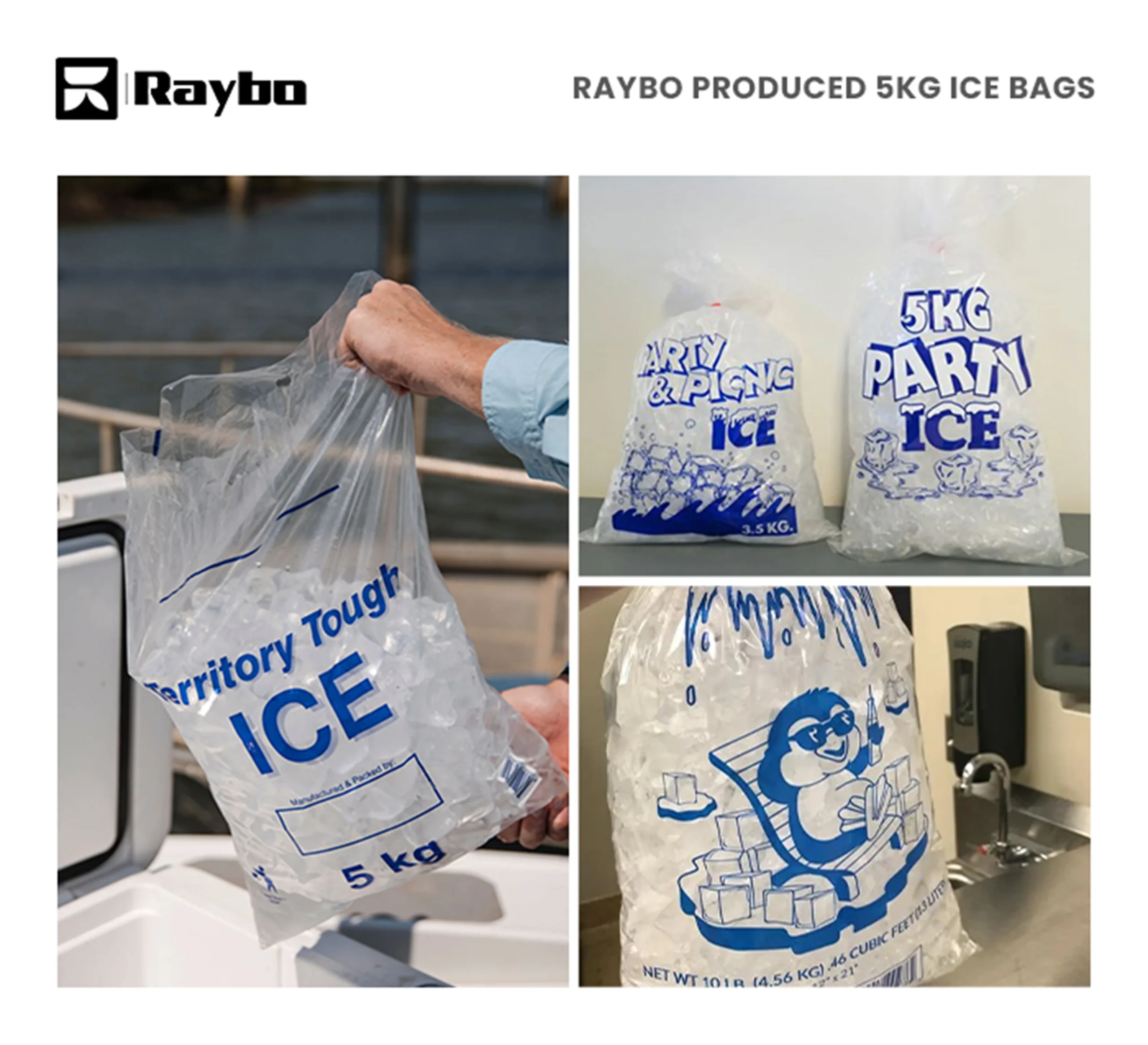 custom 5kg ice bags