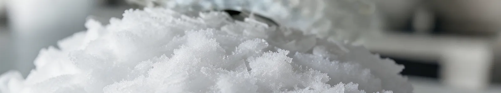 Snowflake Ice Produced by Raybo Ice Machine